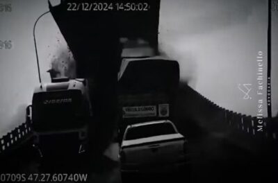 Vídeo da cabine de caminhão revela imagens inéditas e impactantes da tragédia da Ponte JK