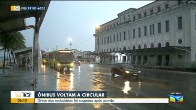 Ônibus do sistema urbano voltam a circular parcialmente após suspensão da greve em São Luís