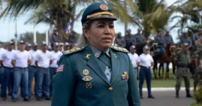 O governador Brandão anuncia coronel Augusta Andrade como nova titular da SSP-MA