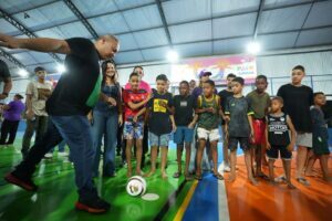 Gestão Fred Campos avança e entrega mais uma praça e quadra poliesportiva em Paço do Lumiar.