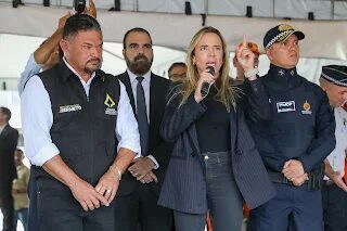 Celina Leão anuncia a Operação Brasília Mais Segura, com a intensificação do policiamento pela PMDF através do empenho de mais de 1,2 mil militares.