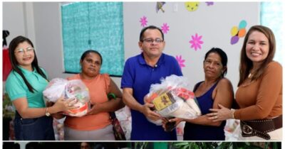 Parnarama entrega mais de 2 mil cestas básicas
