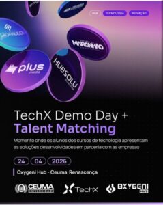 TechX Demo Day: Oxygeni Hub desenvolve soluções para empresas e encaminha talentos ao mercado