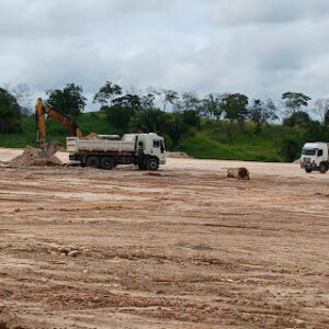 Anda a todo vapor os serviços de terra planejem do hospital municipal de Tuntum