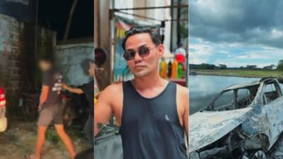 Vítima teve corpo carbonizado