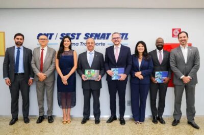 Ministro Tomé Franca realiza visita institucional à CNT e apresenta agenda do MPor para 2026