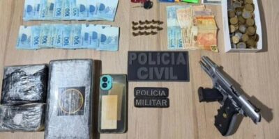 Ação contra tráfico resulta em prisões e apreensões de arma e drogas em Porto Rico do MA