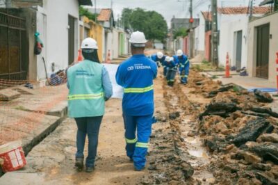 Teresina amplia rede de esgoto em cerca de 9 km e supera mil novas ligações no 1º trimestre