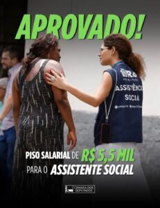 Câmara aprova piso de R$ 5,5 mil e jornada de 30h para assistentes sociais; proposta segue ao Senado