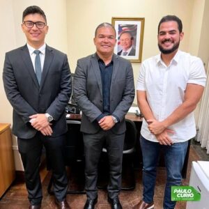 Em reunião com o secretário de Segurança Pública do Maranhão, Cel. Silvio Leite, prefeito Paulo Curió discute melhorias na segurança do município, aquisição de viaturas e a possiblidade de um delegado para Turilândia