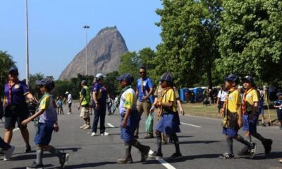 Movimento escoteiro reúne mais de 4 mil pessoas em evento no Rio