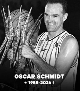 LUTO NO ESPORTE: LENDA DO BASQUETE MUNDIAL, OSCAR SCHMIDT MORRE AOS 68 ANOS