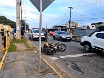‘Bêbado me bateu por trás’: Manhã começa com acidente e suspeita de condutor alcoolizado na Estrada de Ribamar