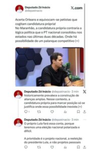 Petista defende aliança com Orleans e incomoda vice