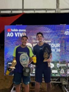 Augusto Neto é campeão de etapa do Circuito Mundial de Beach Tennis