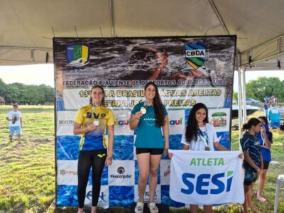 Sofia Duailibe conquista três ouros na Copa Brasil de Águas Abertas