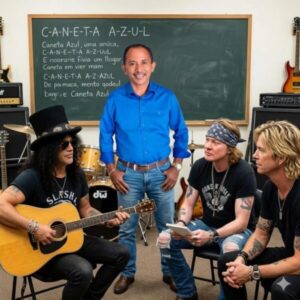Humor: Manoel Gomes é flagrado dando assistência vocal para a banda Guns N’ Roses em São Luís