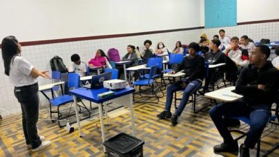 Alunos do Iema participam de palestra do Programa Mais Infância, Mais Turismo sobre combate ao abuso sexual