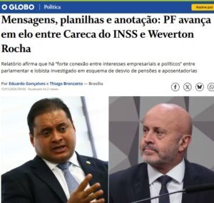 Na TV Mirante, Weverton Rocha falou muito mas disse nada sobre a roubalheira dos trabalhadores aposentados…