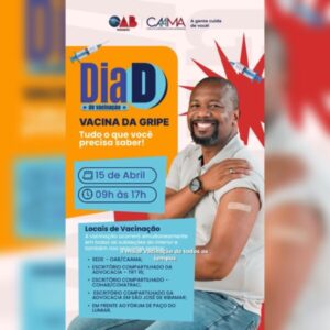 OAB-MA e CAAMA realizam campanha de vacinação contra Influenza