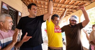 Ao lado de Dudu Diniz, Orleans Brandão é recebido por comunidades de São José de Ribamar em apoio à sua pré-candidatura