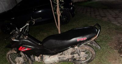 PM de Vargem Grande efetua prisão e recupera moto roubada na estrada da Bela Vista