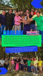 Em Vitória do Mearim, Darlan Nunes articula e amplia apoio a pré-candidata Vanessa Marreca