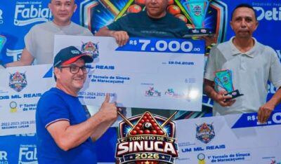 Maracaçumé : Prefeitura realiza 1º edição do Torneio de Sinuca