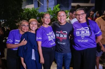 Raimundo Penha acompanha Via Sacra do Anjo da Guarda e destaca inclusão social