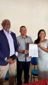 Eliziane Gama recebe apoio de trabalhadores do saneamento e setor energético