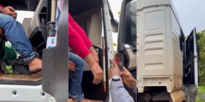 Caminhoneiro é dopado, amarrado e tem carga de 30 mil litros de diesel roubada em Bom Jardim