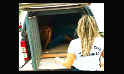 Homem é preso após filmar enteada adolescente no banho em Arari