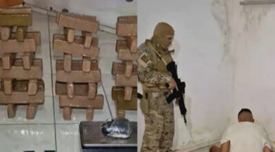 Polícia apreende 100 kg de drogas em casa usada como depósito