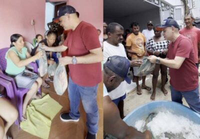 Catulé Júnior distribui toneladas de peixe em Caxias