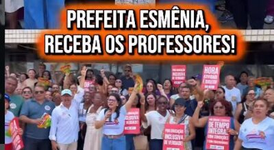 Professores paralisam atividades e pressionam Esmênia por diálogo e direitos negligenciados por Braide