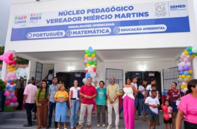 Fred Campos entrega do 11º núcleo do EducaPaço