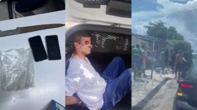 Suspeito de assalto a ônibus é capturado após perseguição e reação de passageiros