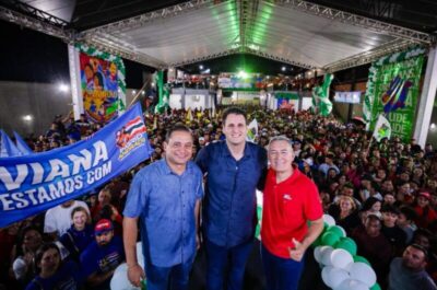 Grande ato político em Viana reforça liderança de Carrinho Cidreira