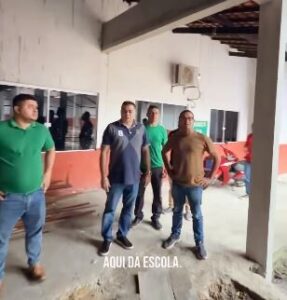 Prefeito Joãozinho Pavão vistoria obras de ampliação e modernização da Escola João Aragão que seguem em ritmo acelerado
