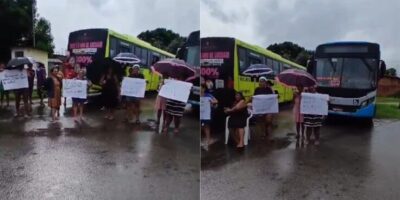 Protesto cobra retorno de linha de ônibus na zona rural de São Luís