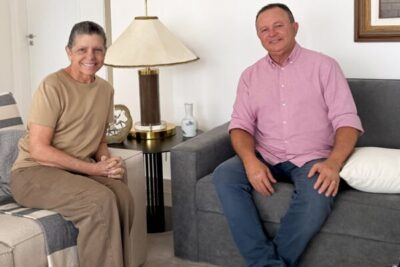 Brandão visita Roseana em São Paulo