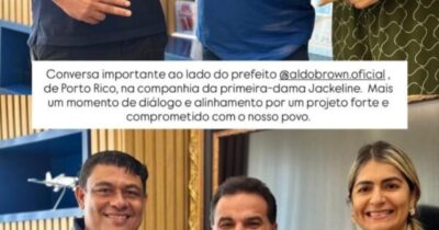 Aliado: Prefeito Aldo Brown Reafima compromisso com o Grupo do…