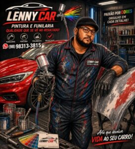 Lenny Car se destaca em São Luís com serviços de pintura automotiva e funilaria na Vila Luizão