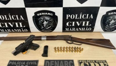 Polícia prende liderança do crime organizado e apreende armas em Timon