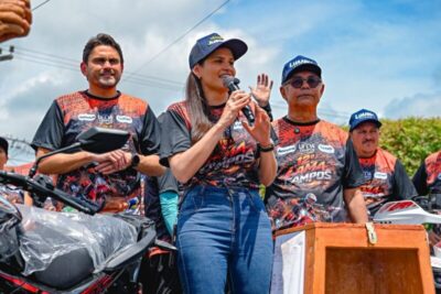 JUSCELINO FILHO E LUANNA REZENDE PRESTIGIAM 12º LAMA CAMPOS, EM LIMA CAMPOS