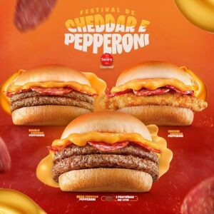 Bob’s transforma cheddar e pepperoni em protagonistas de novo festival de sabor