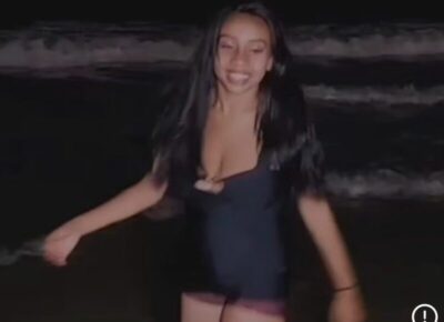 Mariana Ferreira visita praia em São Luís e relata experiência marcante à noite pela primeira vez