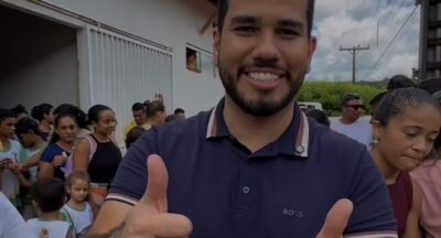 Prefeito Jacinto Neto e deputada Abigail Cunha promovem entrega de 1.000 cestas básicas na Semana Santa em São Raimundo do Doca Bezerra