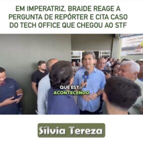 Em Imperatriz, Braide reage a pergunta de repórter e cita caso do Tech Office que chegou ao STF