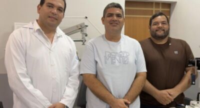 Prefeito Ronaldo Vieira participa de ação de saúde visual e garante atendimento à população em São José dos Basílios